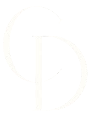 CD monogram logo in white on black background.